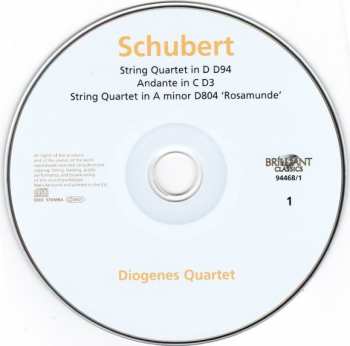 7CD/Coffret Franz Schubert: Complete String Quartets