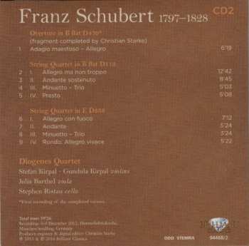 7CD/Coffret Franz Schubert: Complete String Quartets