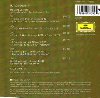 6CD/Coffret Franz Schubert: The String Quartets