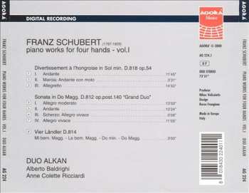 CD Franz Schubert: Piano Works For Four Hands - Vol.1