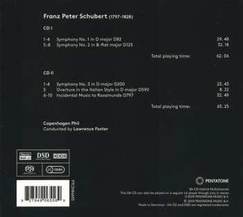 2SACD Franz Schubert: Early Symphonies And Stage Music