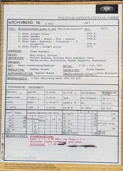 LP Franz Schubert: Forellenquintett • Trout Quintet • Quintetto »La Trota«