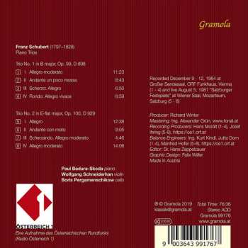 CD Franz Schubert: Klaviertrios = Piano Trios