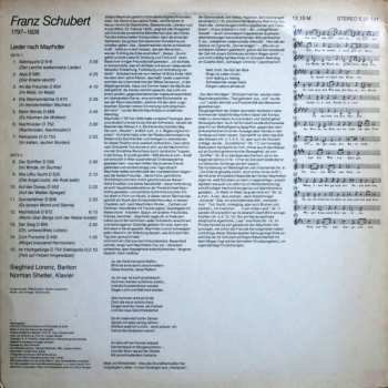 LP Franz Schubert: Lieder Nach Mayrhofer