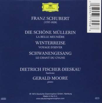 3CD/Coffret Franz Schubert: The Song Cycles: Die Schöne Müllerin • Winterreise • Schwanengesang
