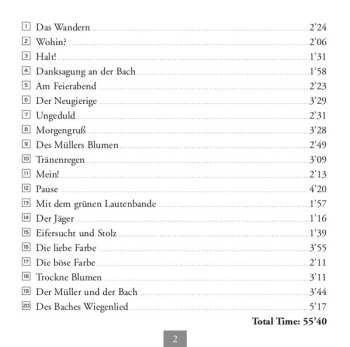CD Franz Schubert: Die Schöne Müllerin