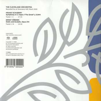 SACD Franz Schubert: Schubert: Symphony In C Major ("The Great") · Krenek: Static And Ecstatic DLX