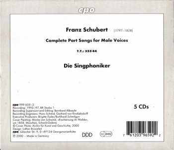 5CD/Coffret Franz Schubert: Singphonic Schubert (Complete Edition )