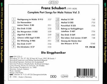 5CD/Coffret Franz Schubert: Singphonic Schubert (Complete Edition )