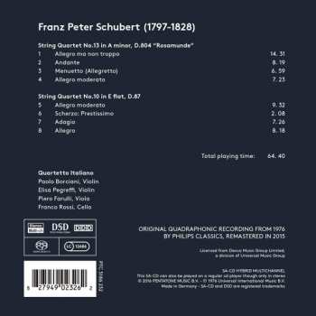 SACD Franz Schubert: String Quartets