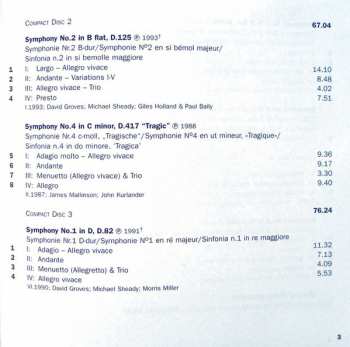 4CD/Coffret Franz Schubert: The Complete Symphonies
