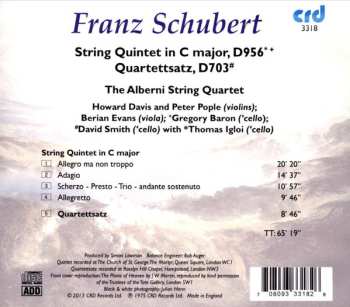 CD Franz Schubert: String Quintet In C Major (Op. 163 - D 956)