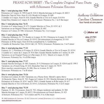 7CD/Coffret Franz Schubert: The Complete Original Piano Duets