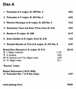 7CD/Coffret Franz Schubert: The Complete Original Piano Duets
