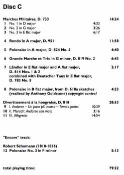 7CD/Coffret Franz Schubert: The Complete Original Piano Duets