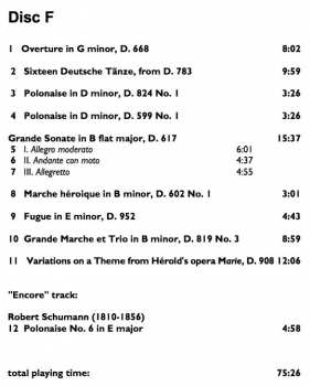 7CD/Coffret Franz Schubert: The Complete Original Piano Duets