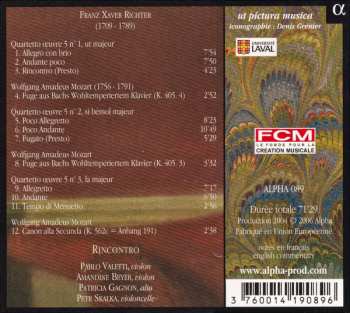 CD Franz Xaver Richter: Quatuors Opus 5