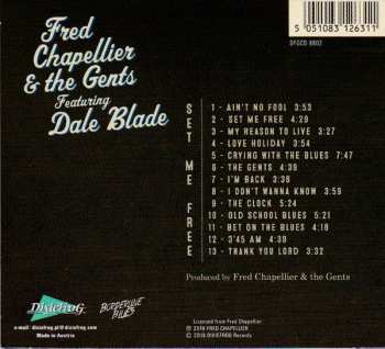 CD Fred Chapellier: Set Me Free
