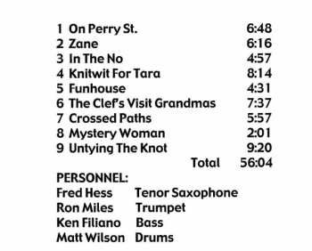 CD Fred Hess Quartet: Crossed Paths