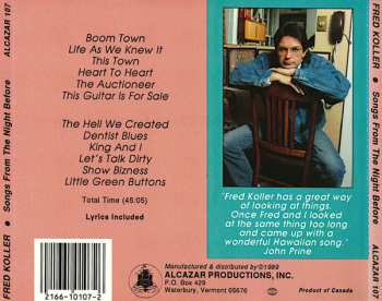 CD Fred Koller: Songs From The Night Before