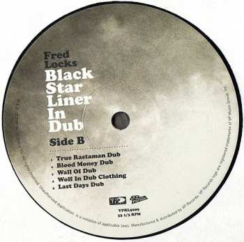 LP Fred Locks: Black Star Liner In Dub