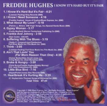 CD Freddie Hughes: I Know It's Hard But It's Fair