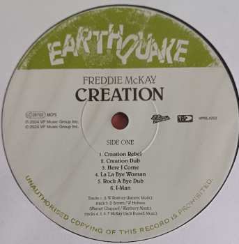 LP Freddie McKay: Creation