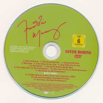 3CD/DVD/Coffret/Blu-ray Freddie Mercury: Never Boring LTD