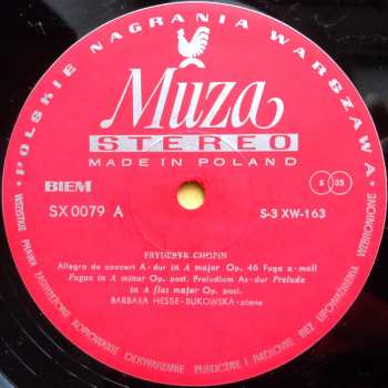 LP Frédéric Chopin: Dzieła Wszystkie = Complete Works
