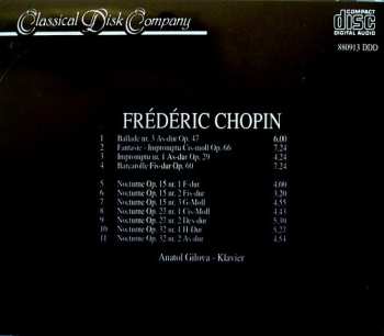 CD Frédéric Chopin: Ballade nr. 3,  Fantasie - Impromptu, Impromptu nr. 1, Barcarolle, Nocturnes