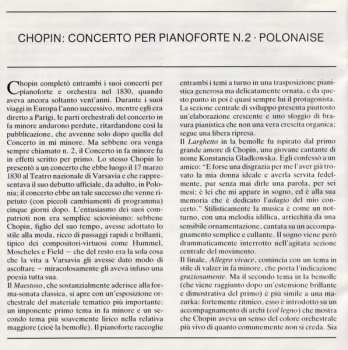 CD Frédéric Chopin: Piano Concerto = Klavierkonzert = Concerto Pour Piano No. 2 ∙ Polonaise Op. 44