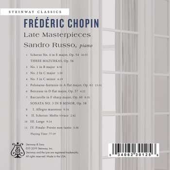 CD Frédéric Chopin: Late Masterpieces