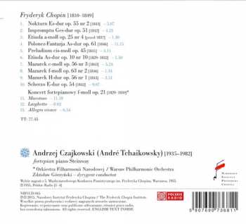 CD Frédéric Chopin: Mazurki; Scherzo Op. 54; Koncert Fortepianowy F-Moll