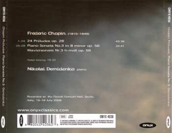 CD Frédéric Chopin: Preludes • Piano Sonata No. 3