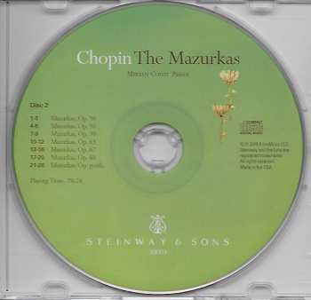 2CD Frédéric Chopin: The Mazurkas