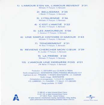 9CD/Coffret Frédéric François: L'intégrale Des Albums Originaux 1984-1992