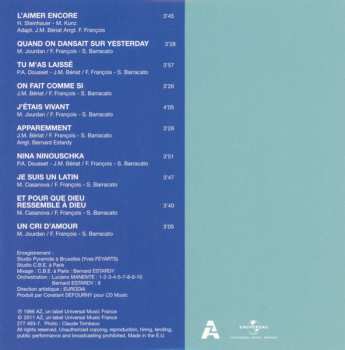 9CD/Coffret Frédéric François: L'intégrale Des Albums Originaux 1984-1992