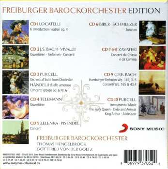 10CD/Coffret Johann Sebastian Bach: Freiburger Barockorchester Edition