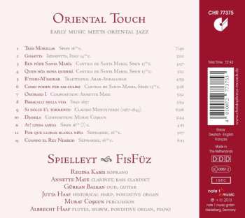 CD Freiburger Spielleyt: Oriental Touch - Early Music Meets Oriental Jazz