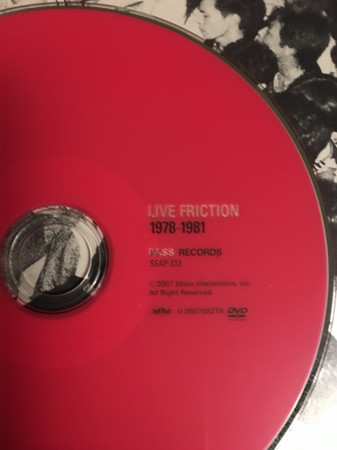 DVD Friction: Live Friction 1978-1981