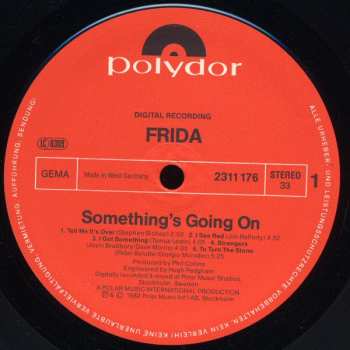 LP Frida: Something's Going On
