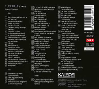 CD HK Gruber: Eine Art Chansons