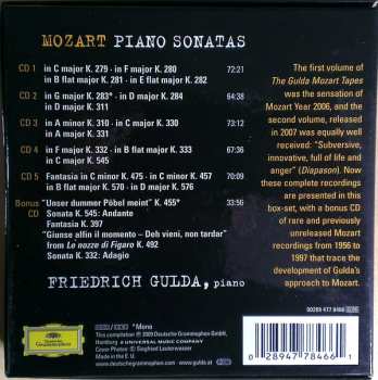6CD/Coffret Wolfgang Amadeus Mozart: The Complete Gulda Mozart Tapes