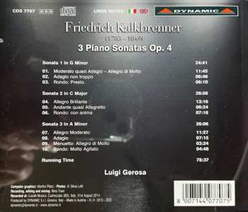CD Friedrich Kalkbrenner: 3 Piano Sonatas Op.4