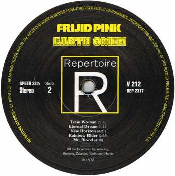 LP Frijid Pink: Earth Omen