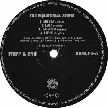 LP Fripp & Eno: The Equatorial Stars