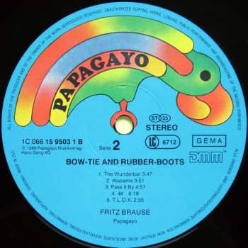 LP Fritz Brause: Bow-Tie And Rubber Boots