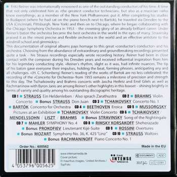 10CD/Coffret Fritz Reiner: Fritz Reiner & The Chicago Symphony Orchestra: Milestones Of A Legendary Conductor