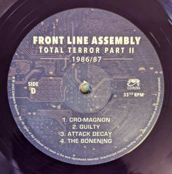 2LP Front Line Assembly: Total Terror - Part II 1986\87 LTD | CLR