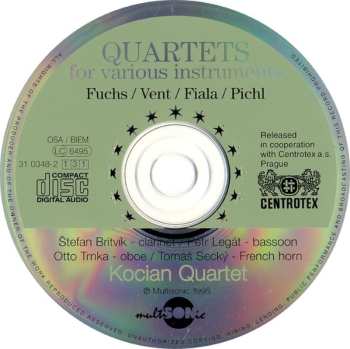 CD Josef Fiala: Quartets For Various Instruments